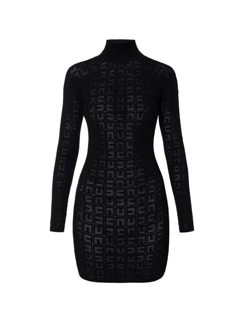 Net stitch viscose mini dress ELISABETTA FRANCHI | AM04B46E2.110